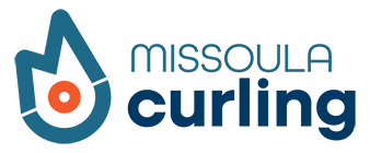 Missoula Curling logo with icon in color